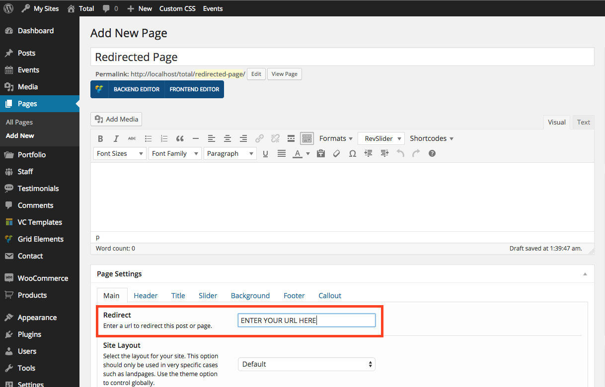 redirect-page