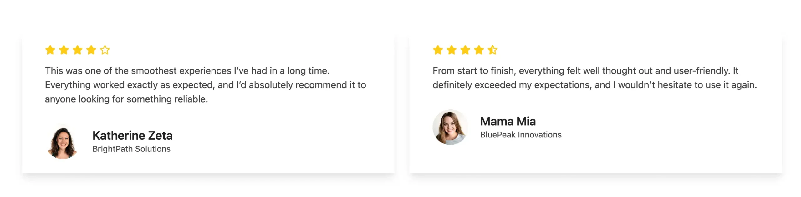 Total theme advanced custom testimonial card