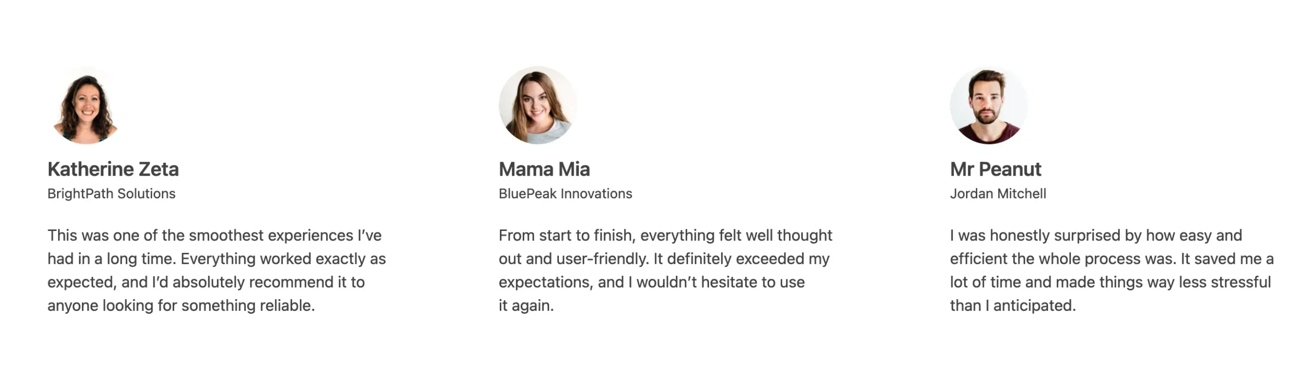 Total theme basic testimonial card