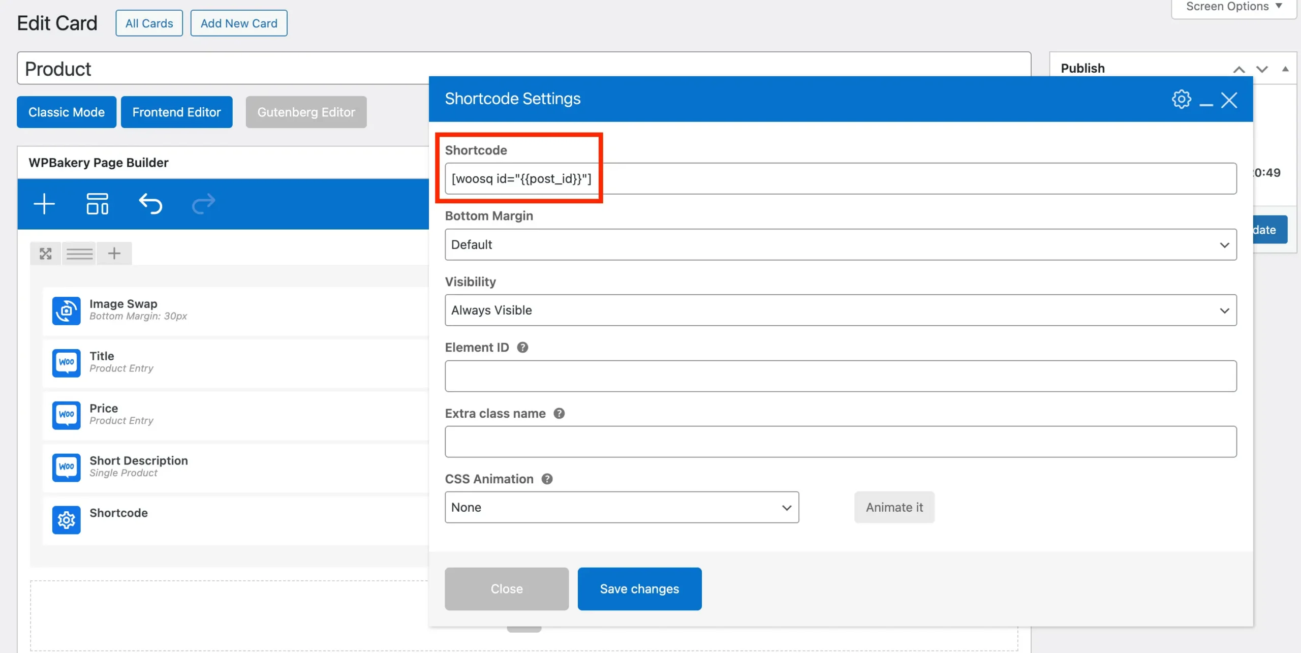 Product Card WPC Smart Quick View shortcode