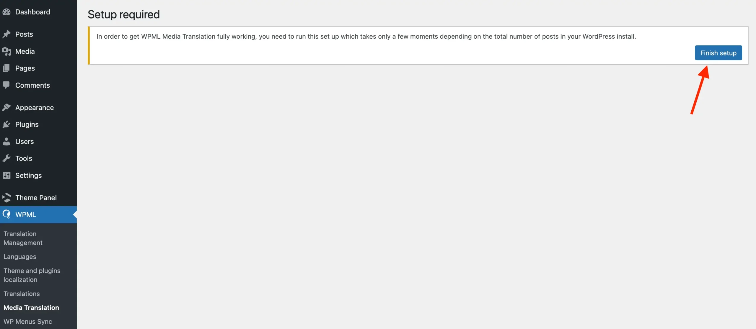 WPML Media Translation Setup
