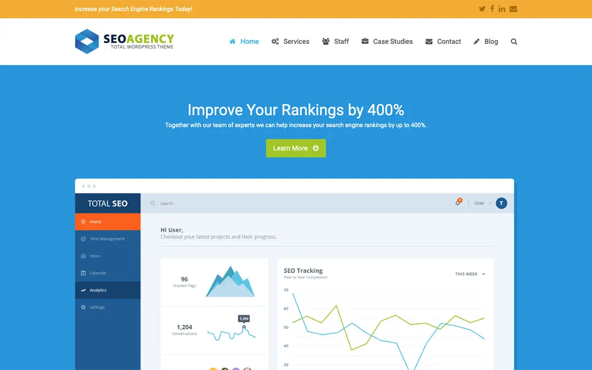 SEO Total Theme Demo Screenshot