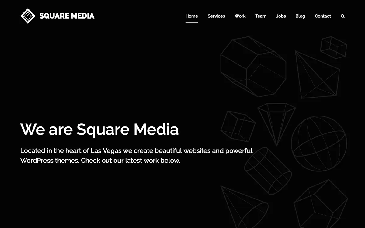 Square Media Total Theme Demo Screenshot