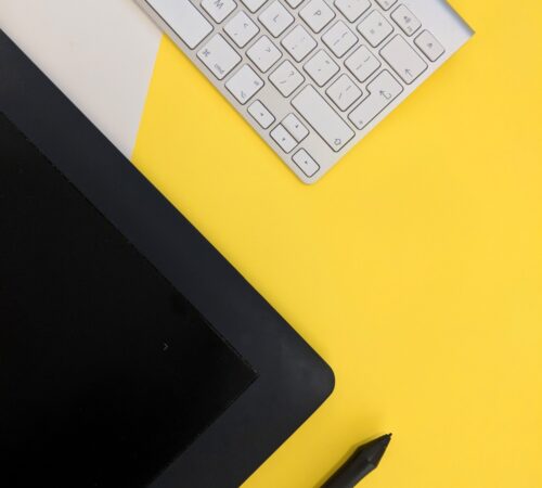 Bright Yellow Desk